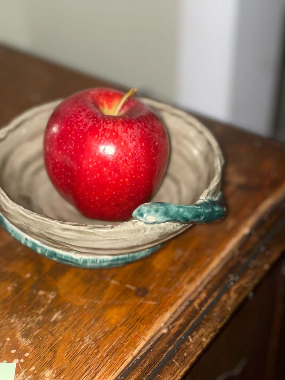 Handmade Artisan Ceramic Snake Decorative Bowl Whimsical, Jungle, Witchy